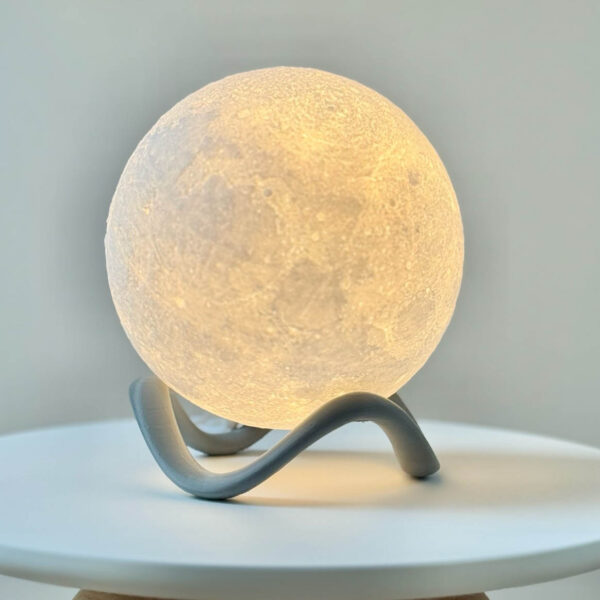 Lampka Luna White Organic Ash - obrazek 2