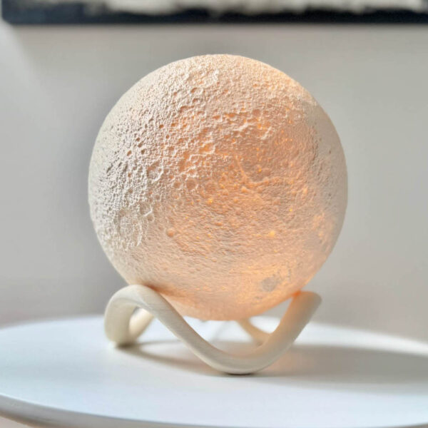 Lampka Luna Beige Organic Beige - obrazek 2