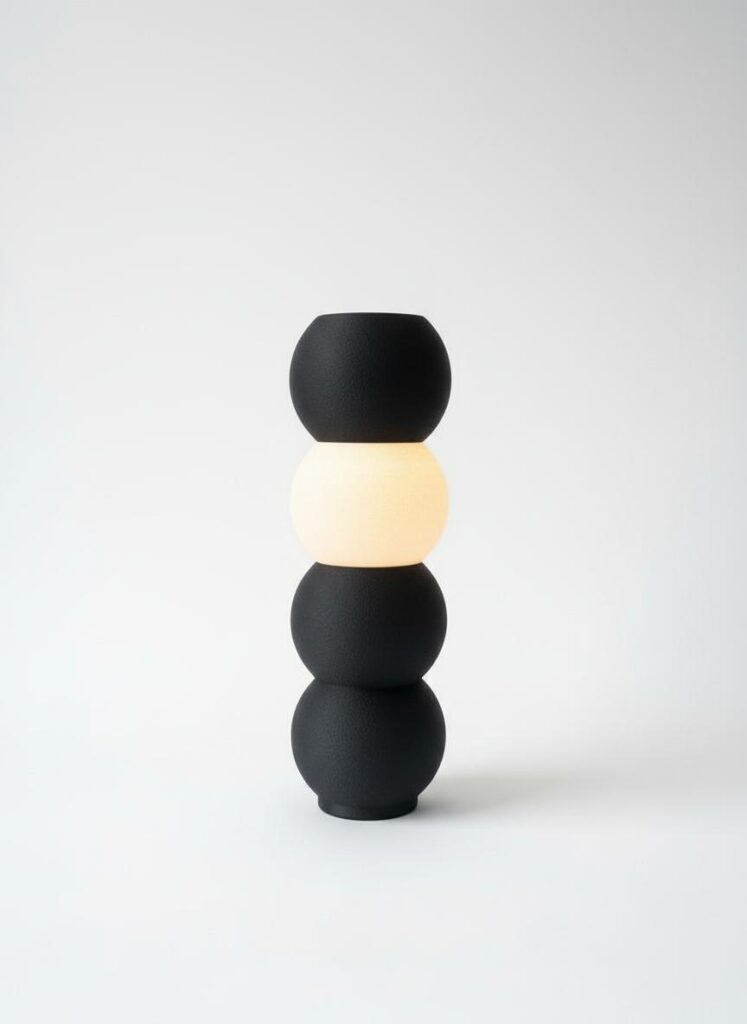 Lampka Bubble Black
