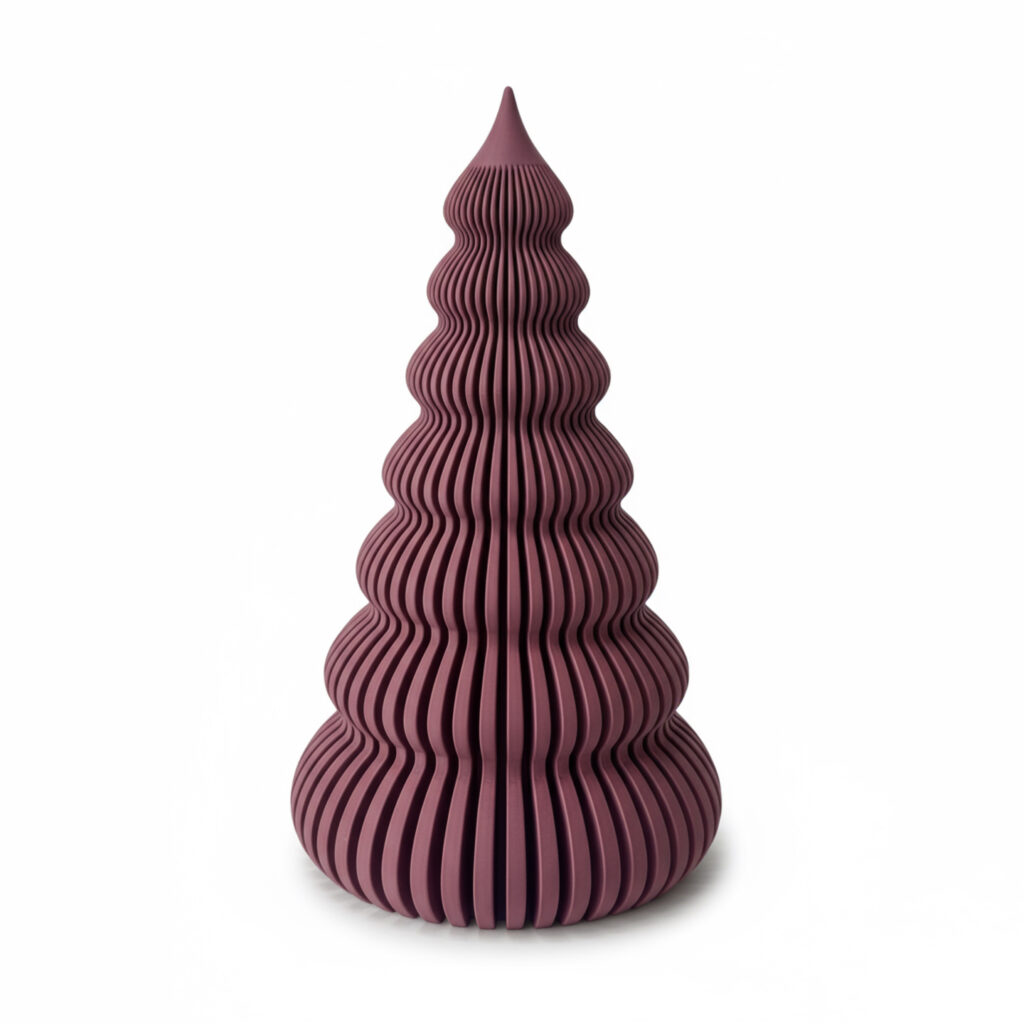 Choina migocząca LED 25cm, bordo
