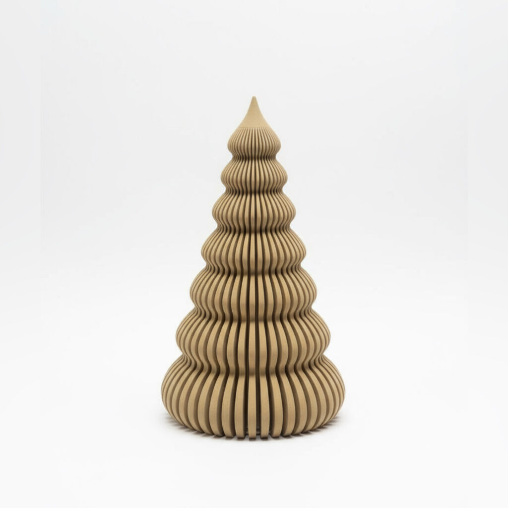 Choina migocząca LED 25cm, wood