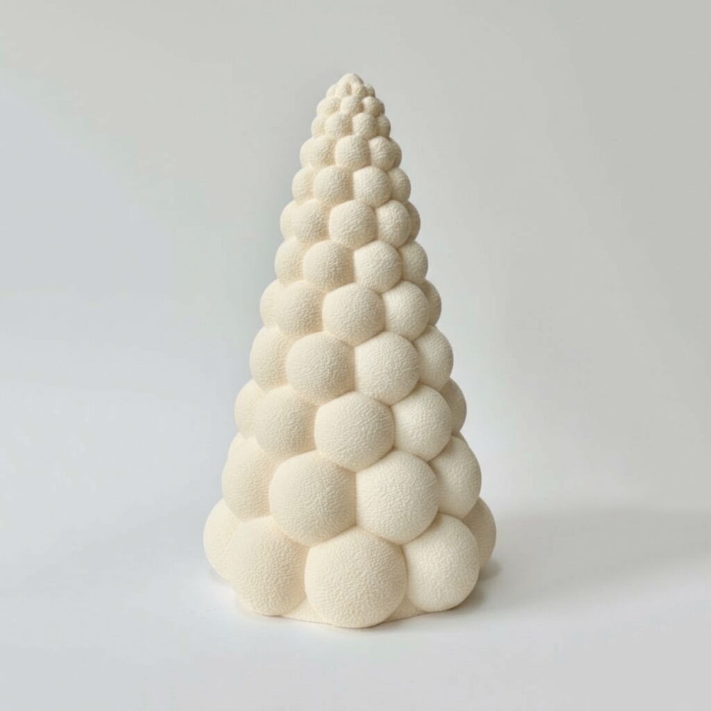 Choina Bombolina 25cm, tea light LED, ivory