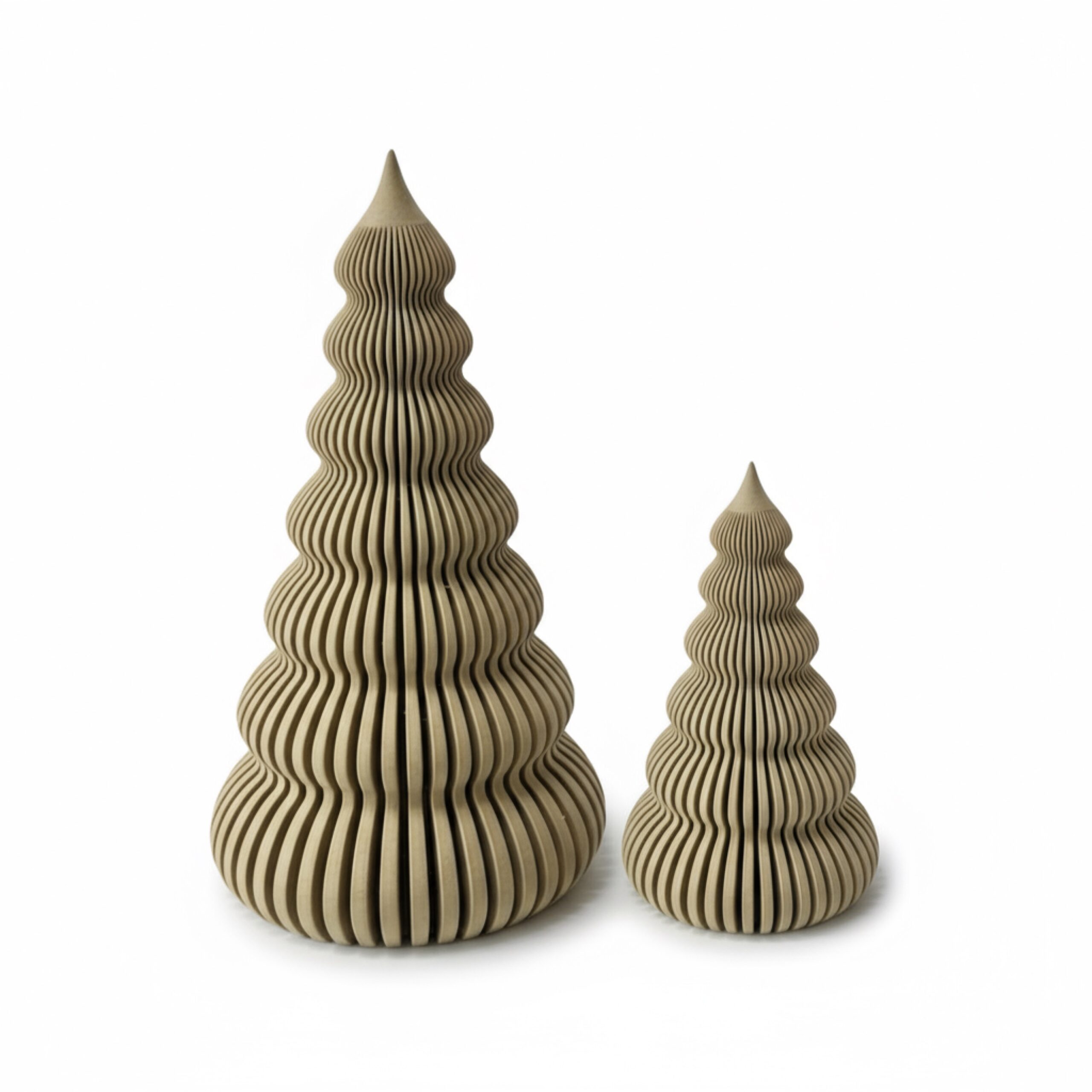 Las choin migoczących LED 25+17cm, wood