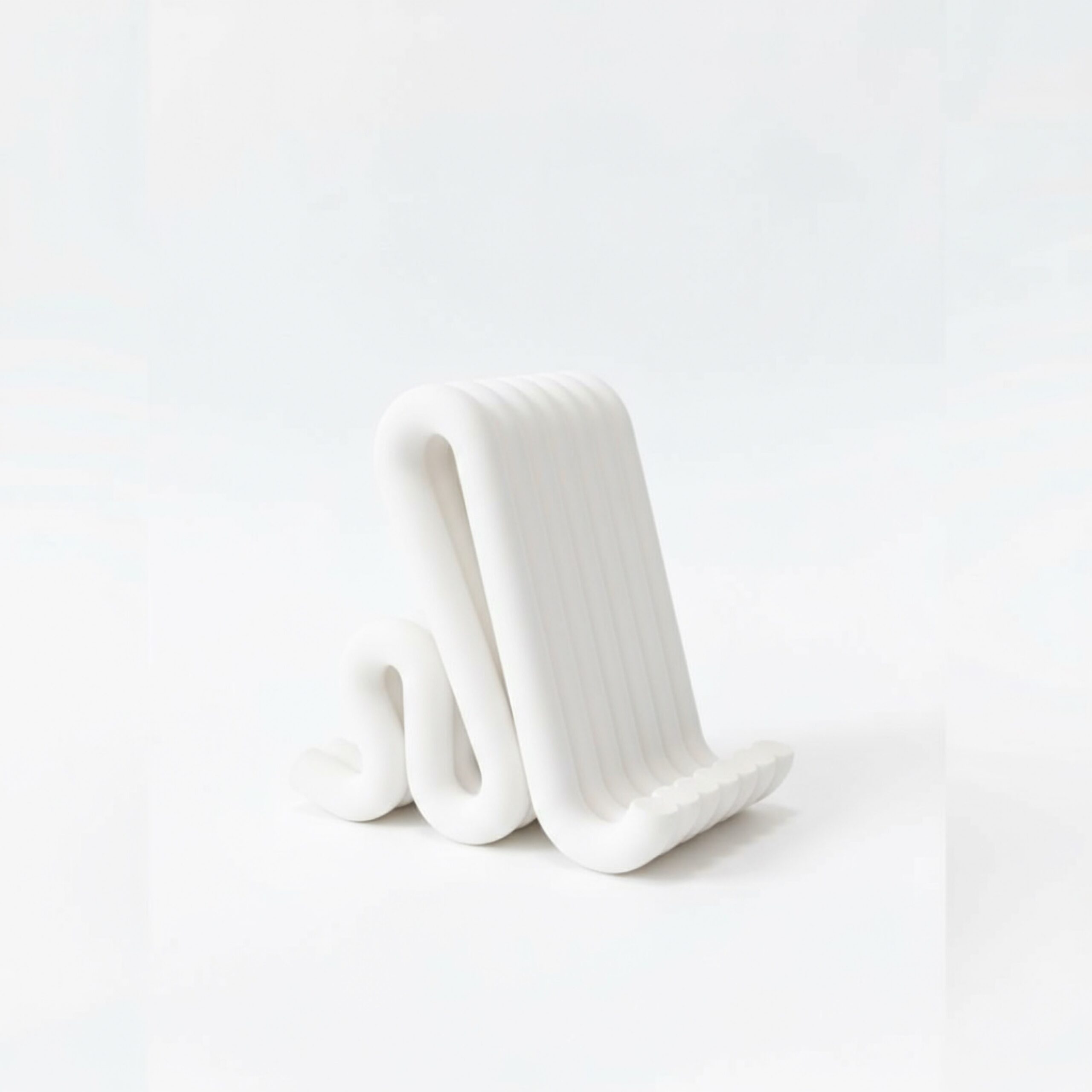 Stojak na telefon Fala - biały