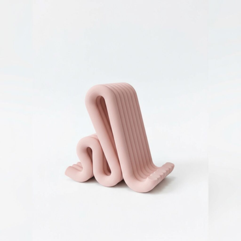 Stojak na telefon Fala - pink