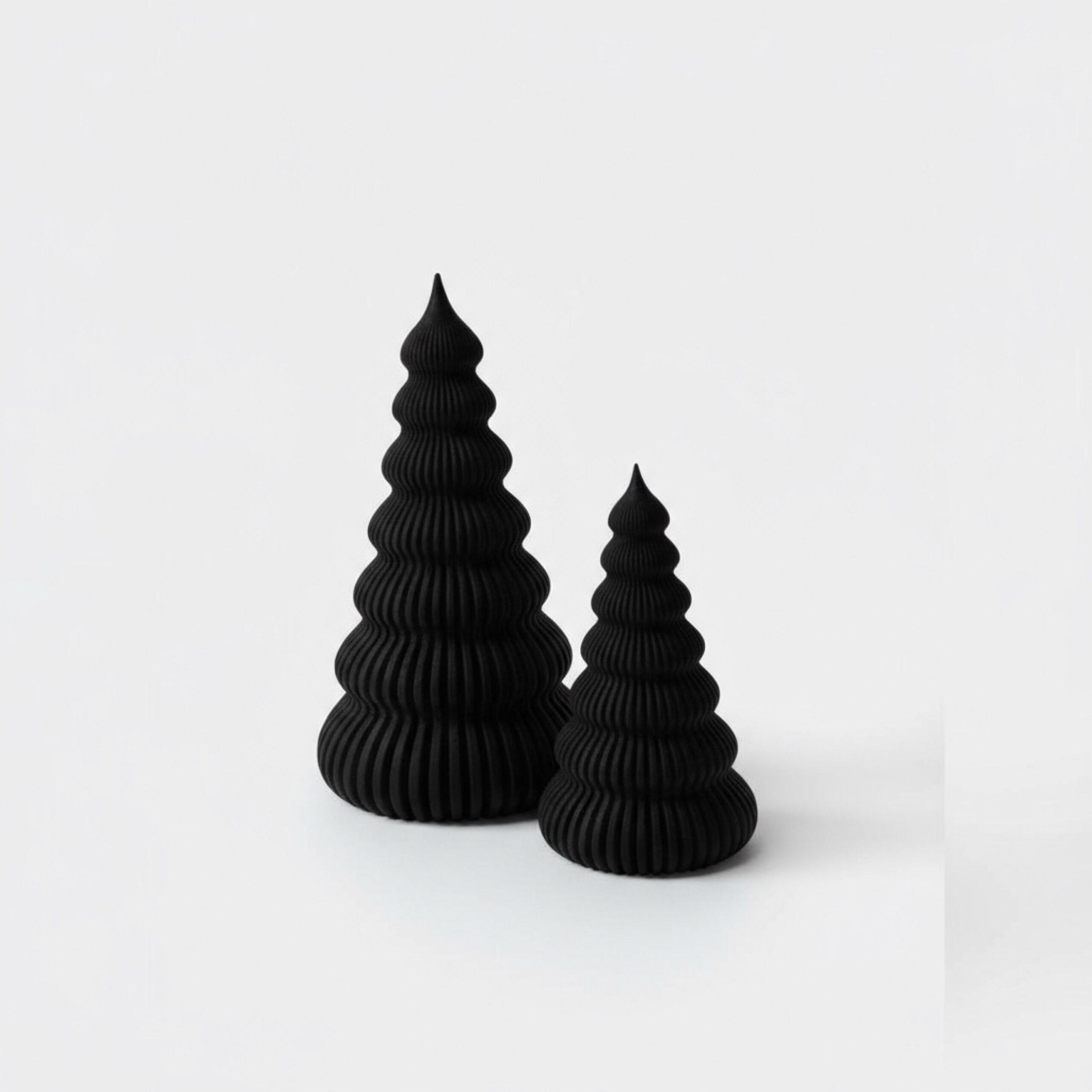 Las choin migoczących LED 25+17cm, czarne