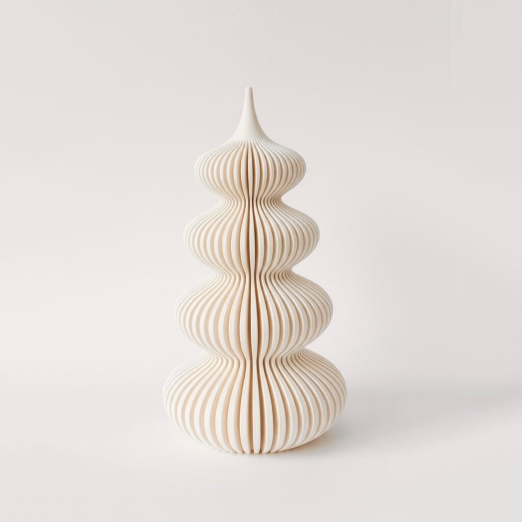 Choina Okrąglina migocząca LED - ivory