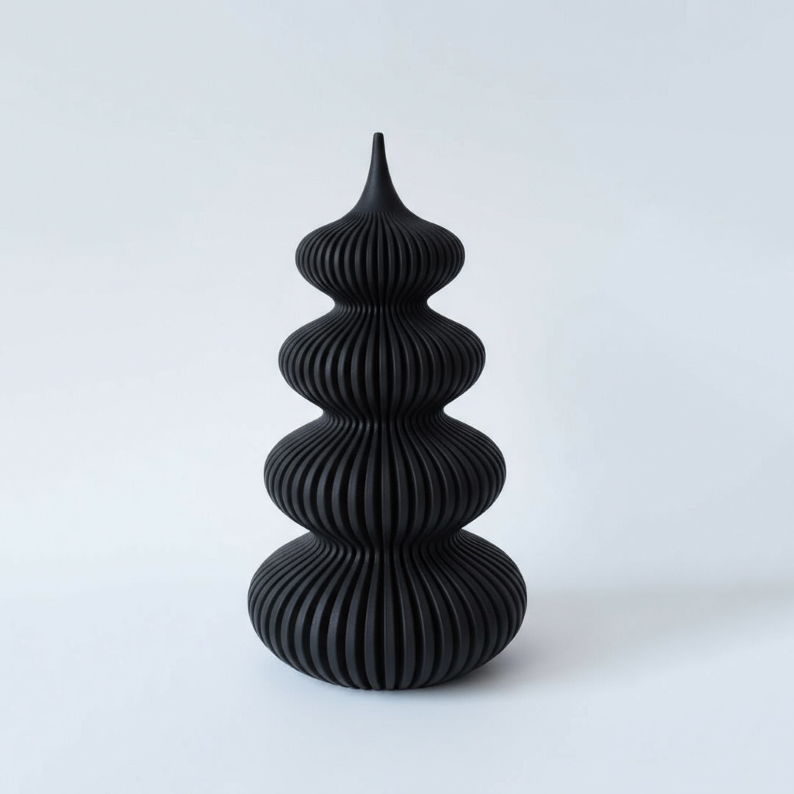 Choina Okrąglina migocząca LED - czarna