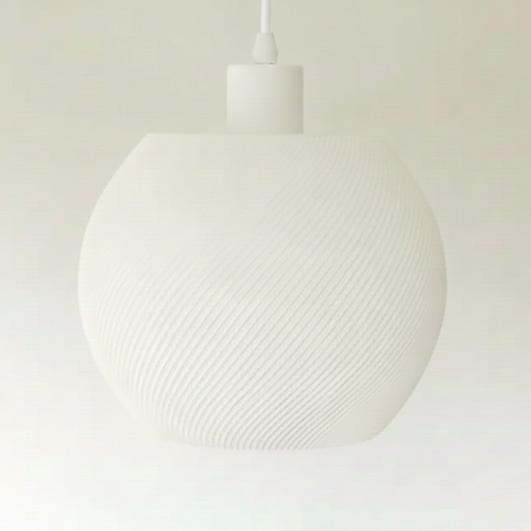 Lampa wisząca Fala biało-biała