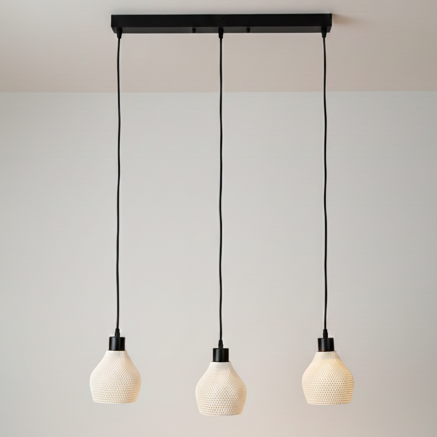 Nasza mała lampa potrójna, biała - obrazek 2