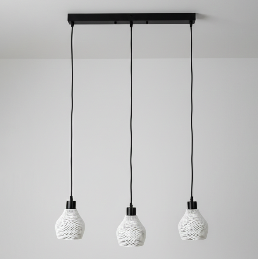 Nasza mała lampa potrójna, biała