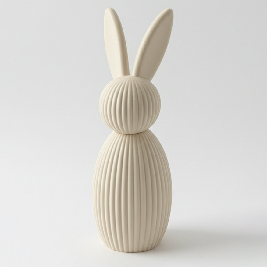 Zając minimalistyczny, 25cm, ivory