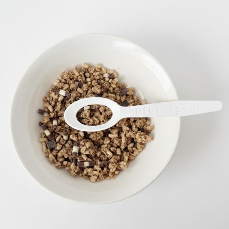 Łyżka dietetyczna "MŻ", biała