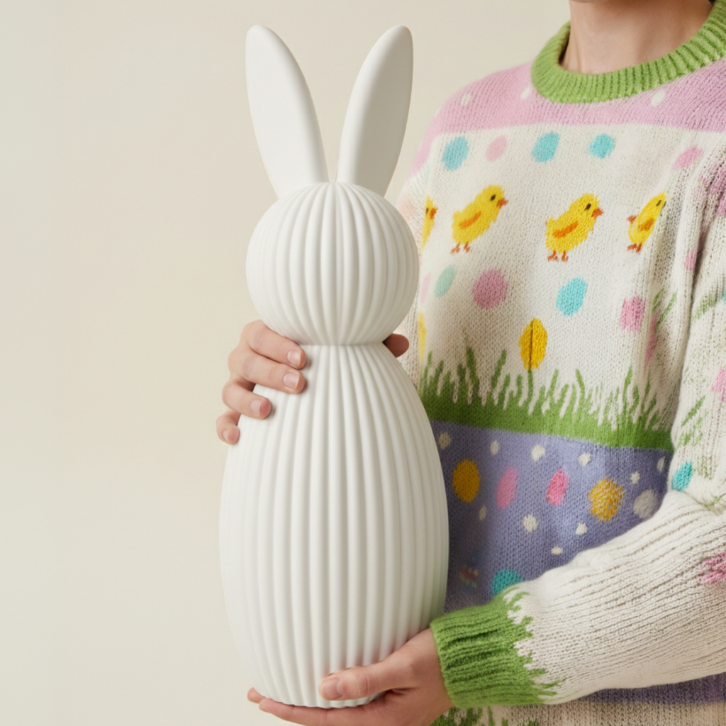 Gigazając Wielkanocny (pół metra), biały