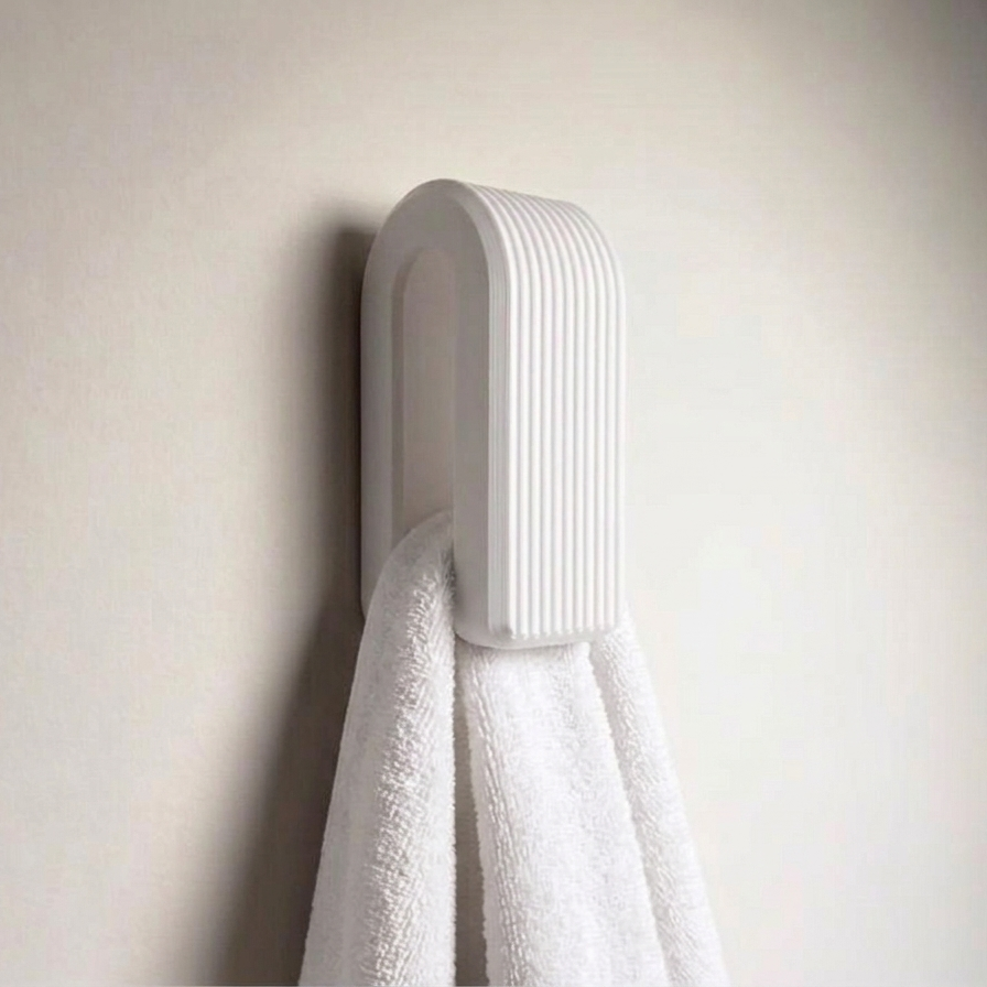 Wieszak grawitacyjny na ręcznik, biały
