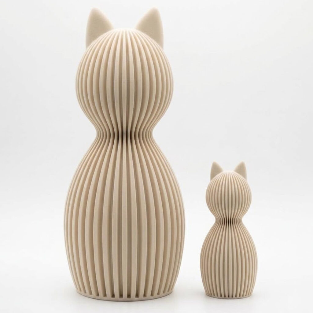 Statuy Kotowości, ivory, 25cm+13cm